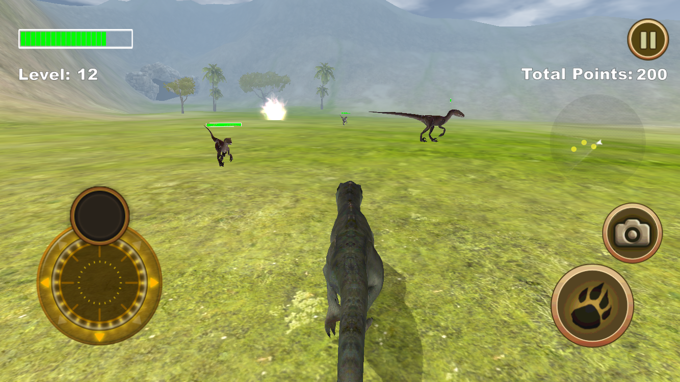 T-Rex Survival Simulator