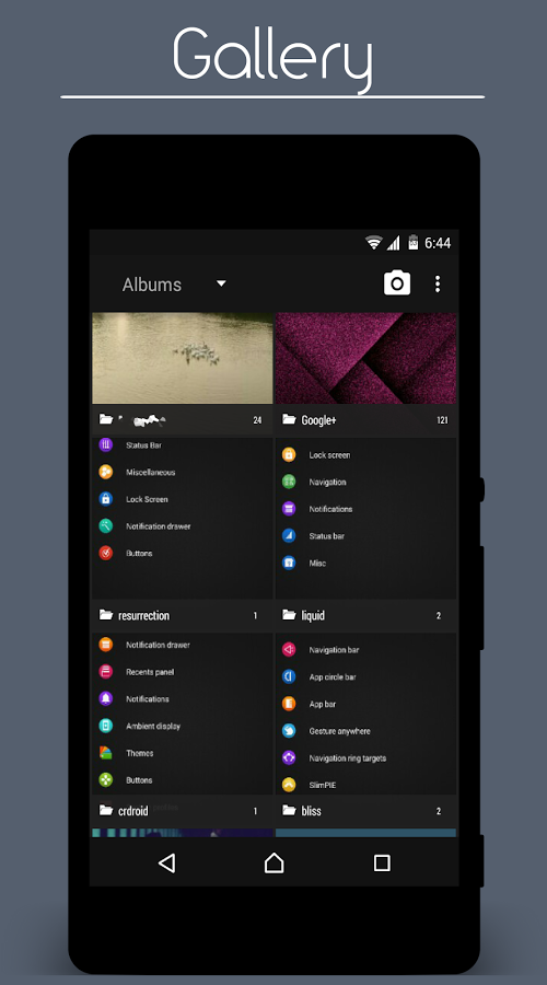 XperiaPOP Dark CM12/12.1 Theme