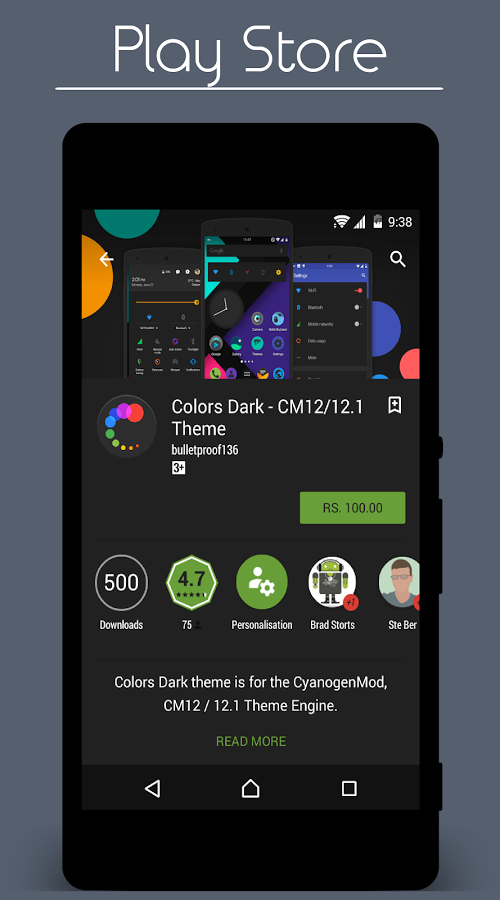 XperiaPOP Dark CM12/12.1 Theme