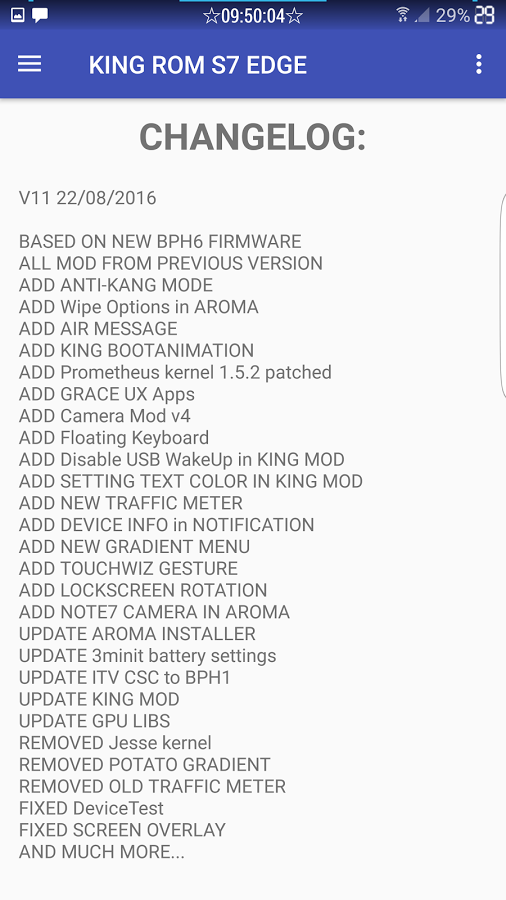 KING ROM S7 EDGE