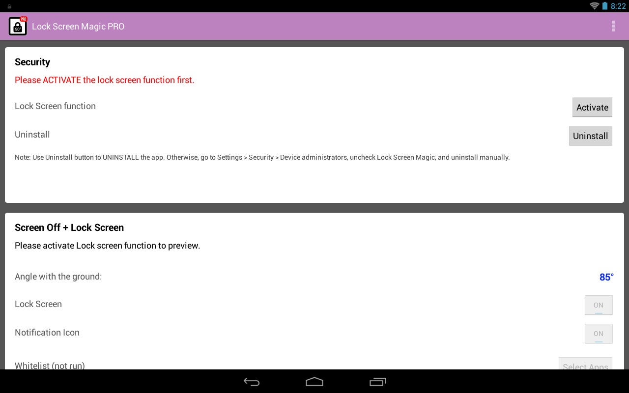 Lock Screen Magic PRO