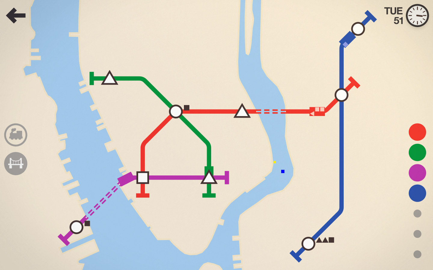 Mini Metro (everything is open)