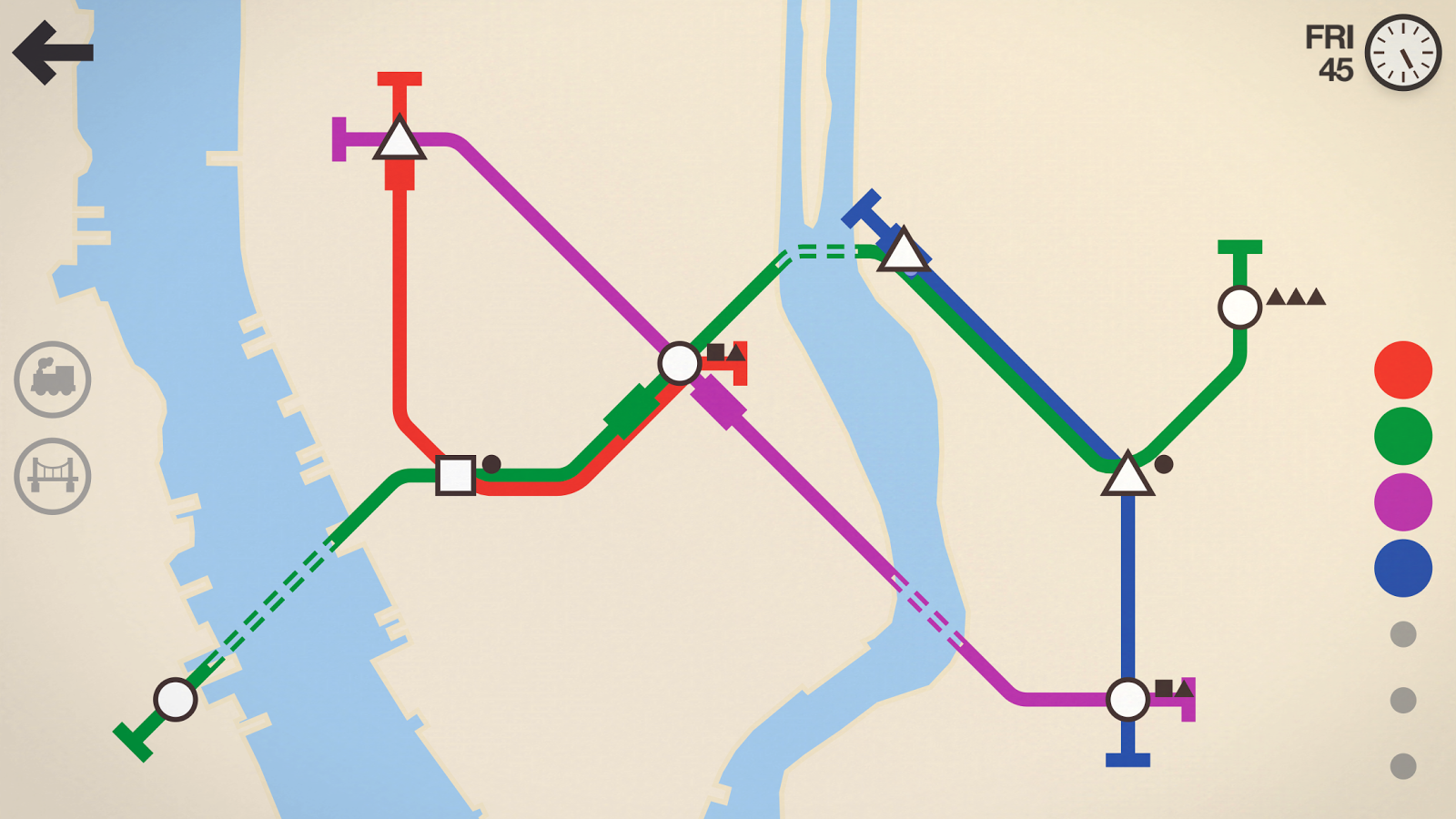 Mini Metro (everything is open)