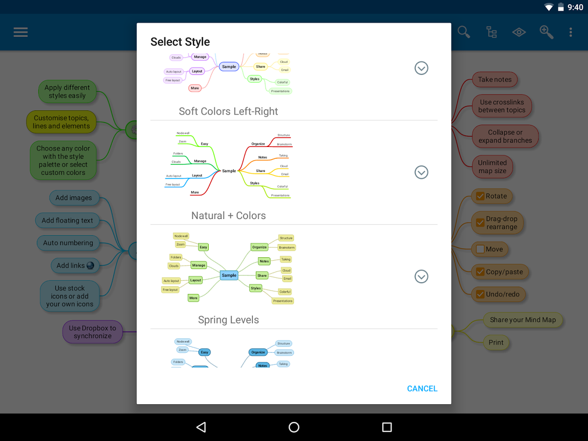 SimpleMind Pro mind mapping