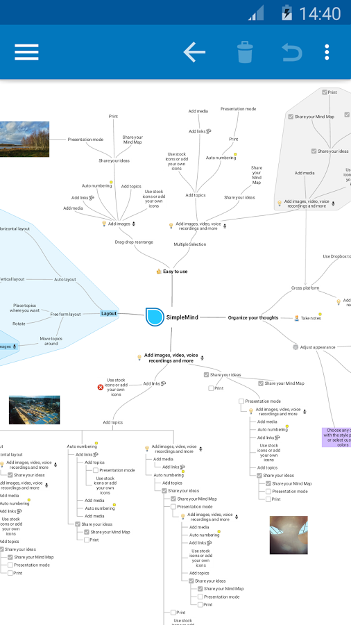 SimpleMind Pro mind mapping