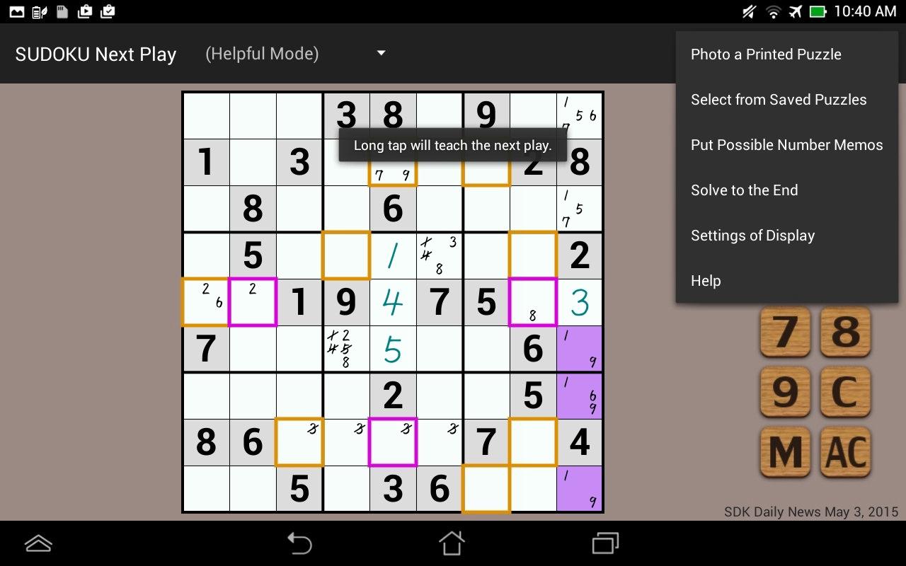 SUDOKU Next Play