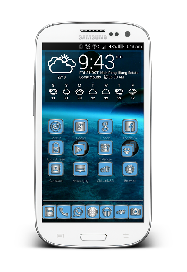 BlueSteel Icons CM11&Launchers