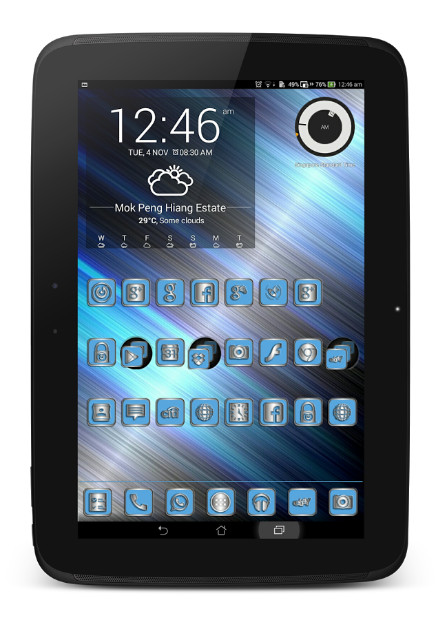 BlueSteel Icons CM11&Launchers