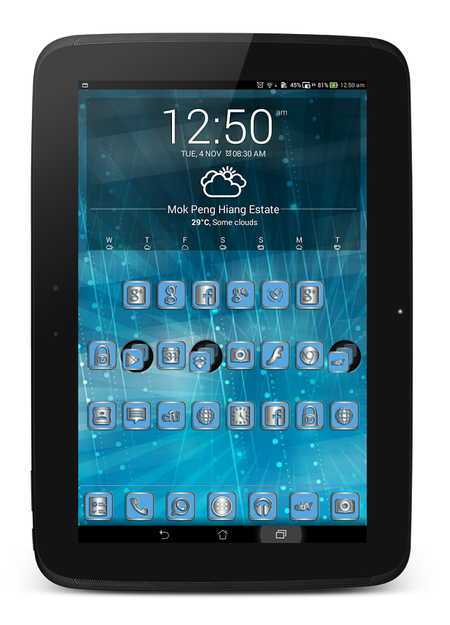 BlueSteel Icons CM11&Launchers