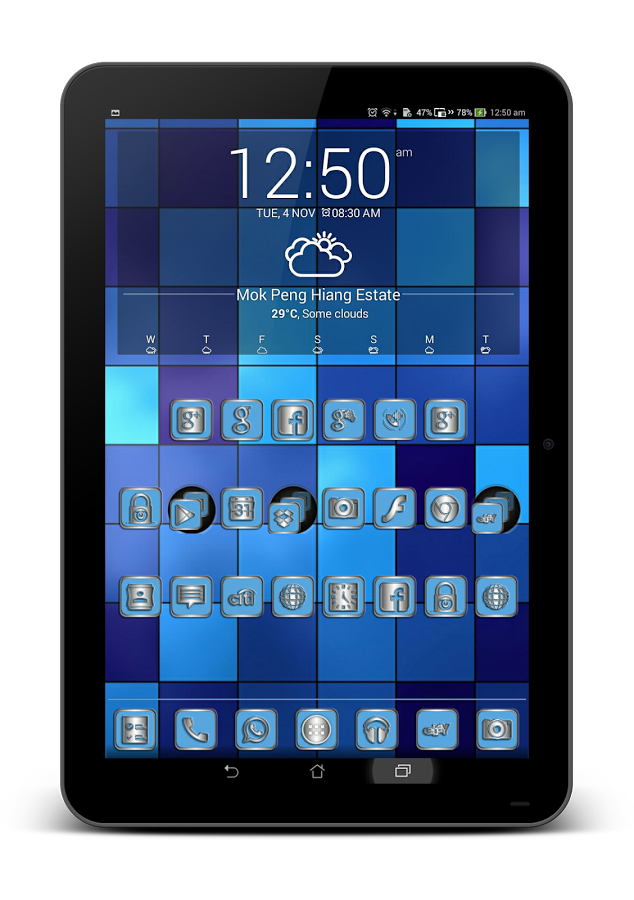 BlueSteel Icons CM11&Launchers