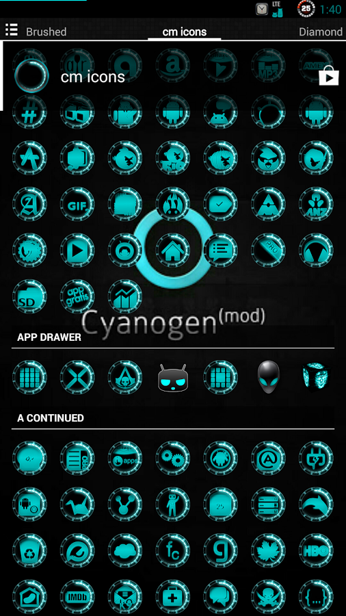 CM Icons - CyanogenMod style