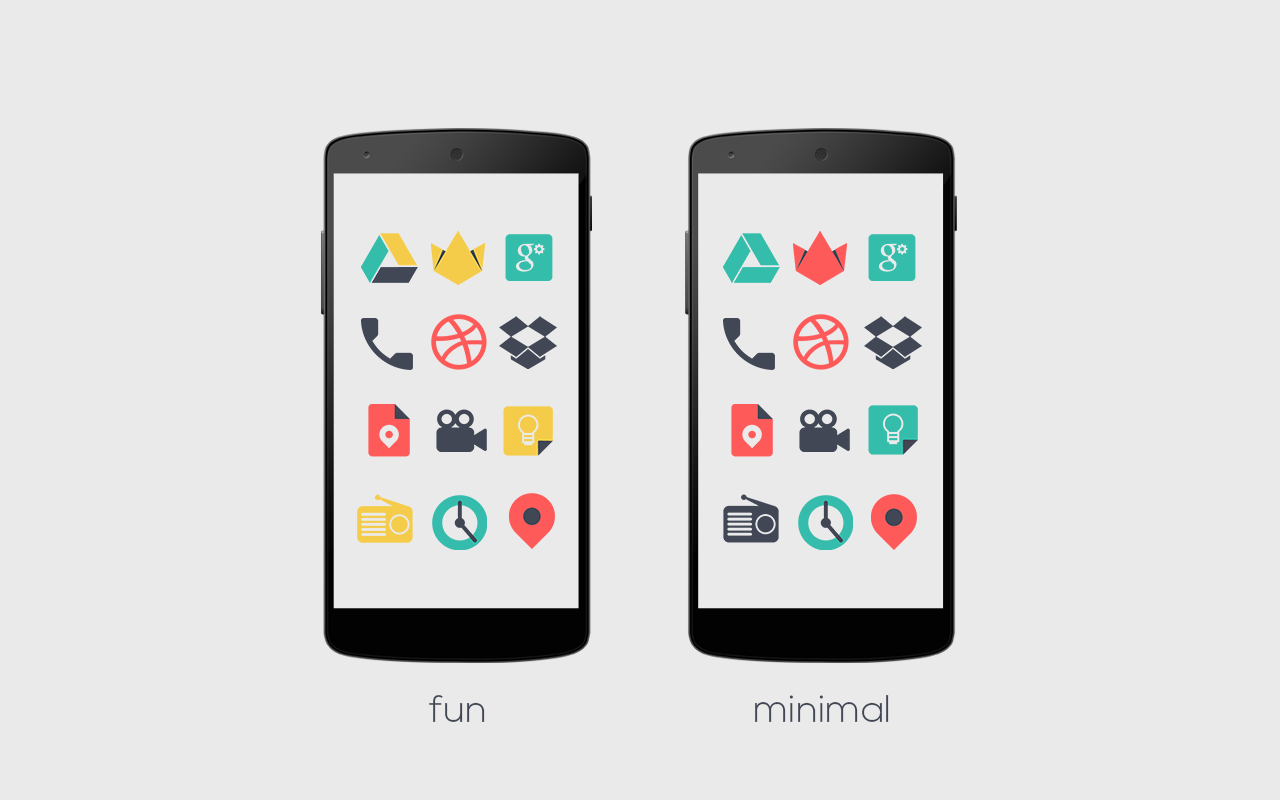 Difft Icons