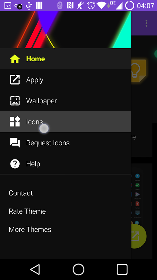 GlowPop Launcher Theme