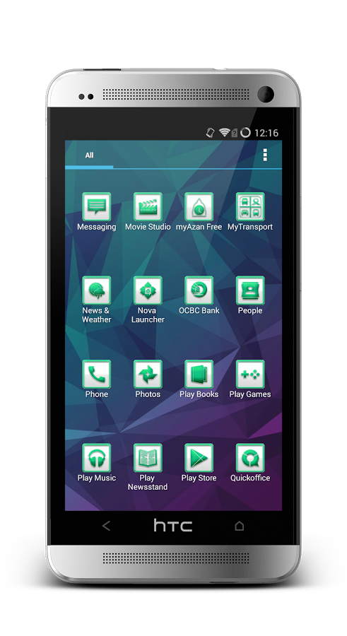 GreenCarbon Icon CM11&Launcher