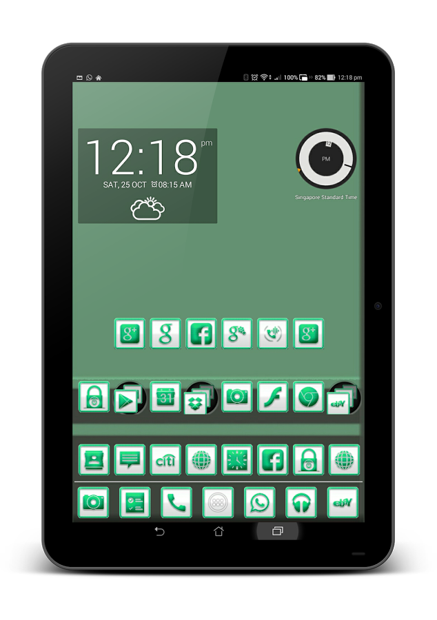 GreenCarbon Icon CM11&Launcher