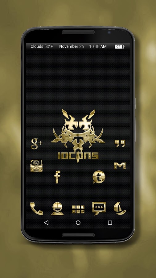 Iocons Gold - Icon Pack