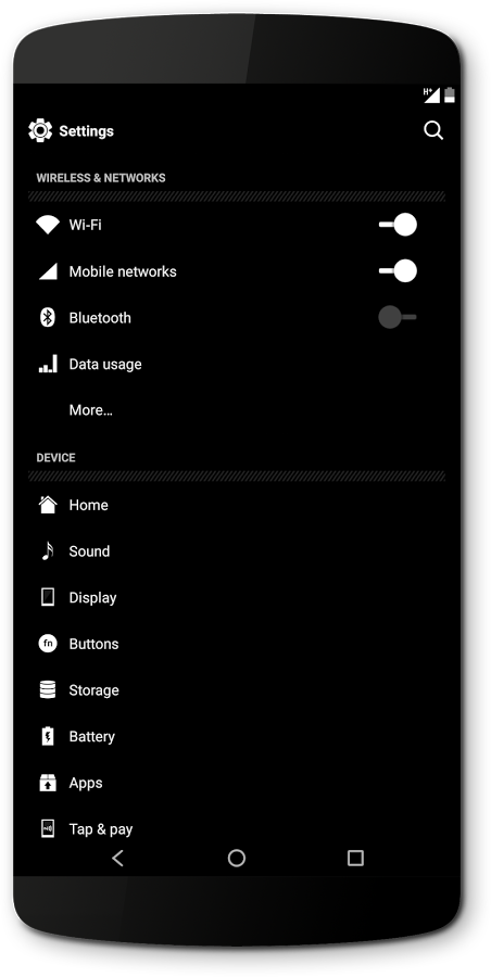 LessUgly Black CM11 Theme