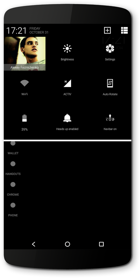 LessUgly Black CM11 Theme