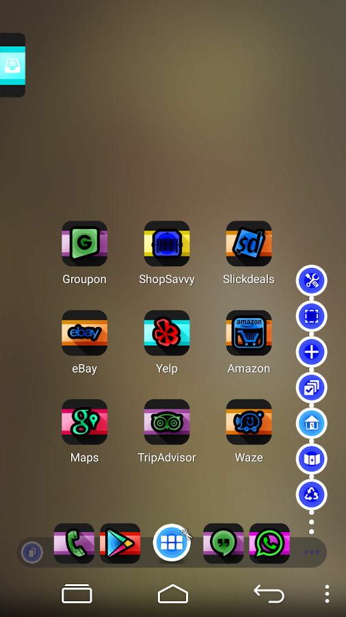 Swirl Black Icon Pack Theme