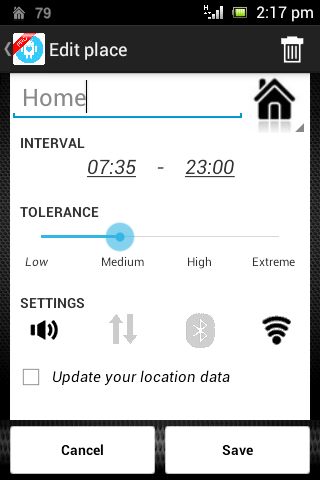 tuTump! PRO location profiles