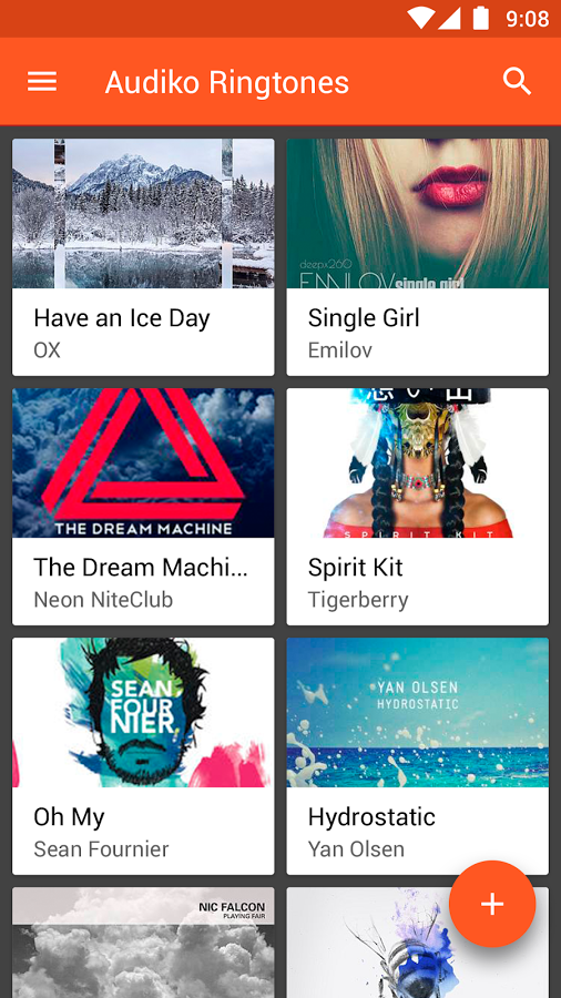 Audiko ringtones for Android