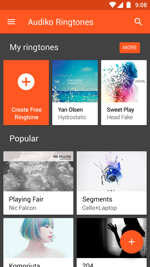 Audiko ringtones for Android