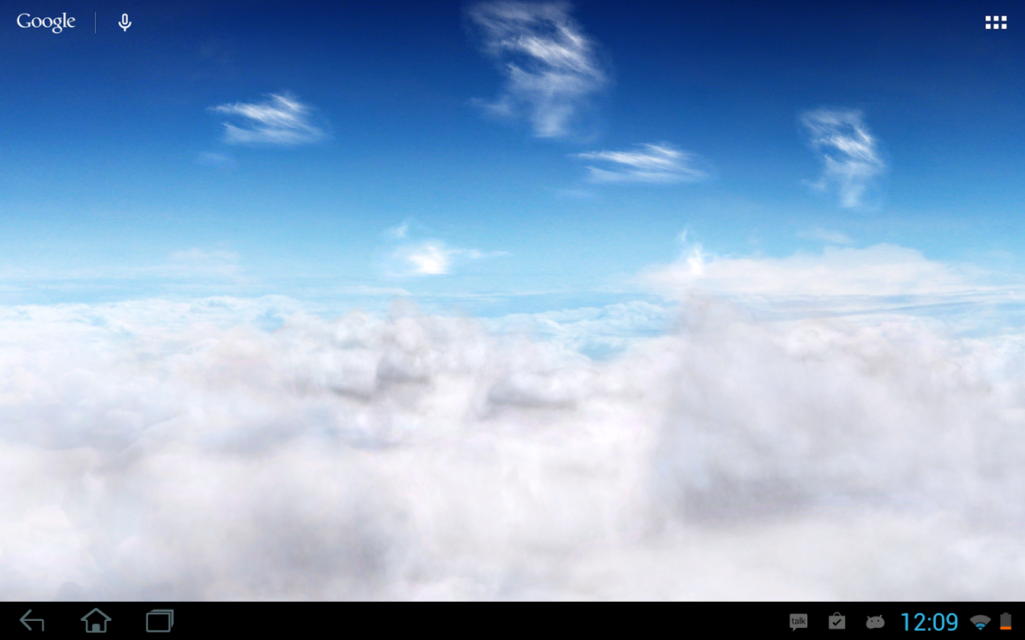 Blue Skies Live Wallpaper