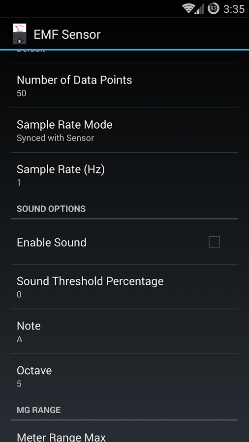 EMF Sensor