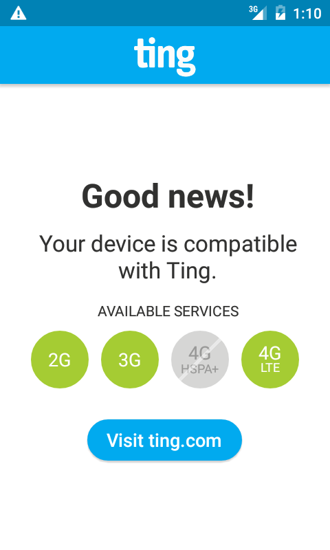 Ting compatibility checker