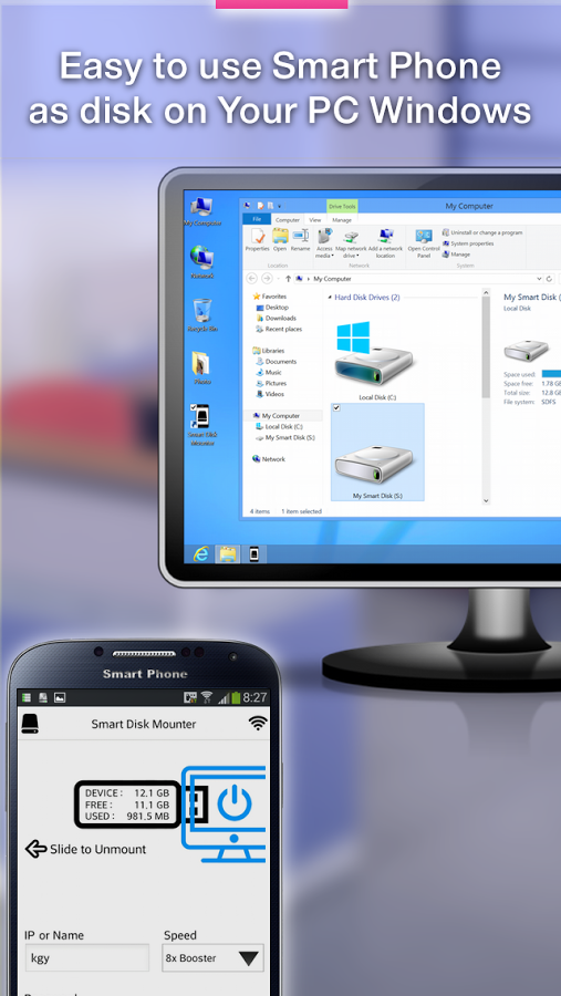 WiFi USB Disk - Smart Disk Pro