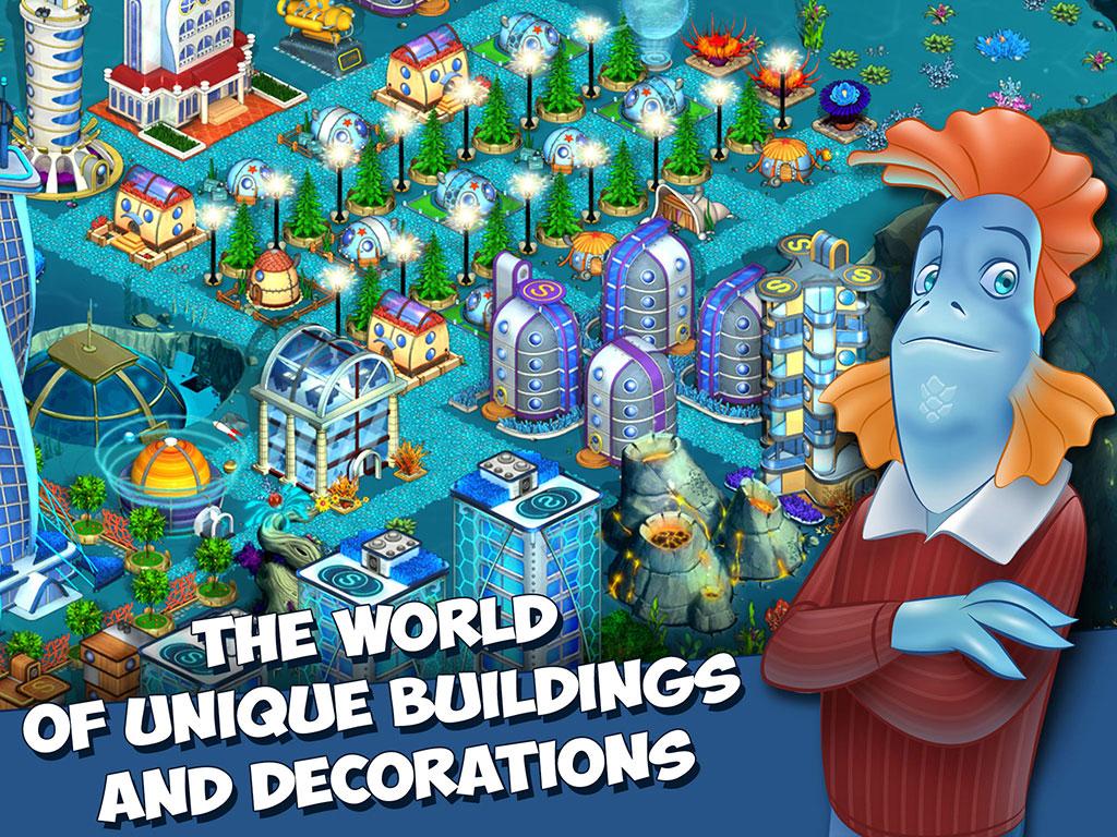 Aquapolis. Free city building! (Mod)