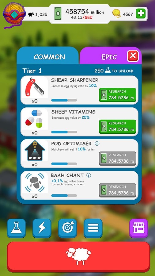 Oh Sheep - Clicker Game ! (Mod)