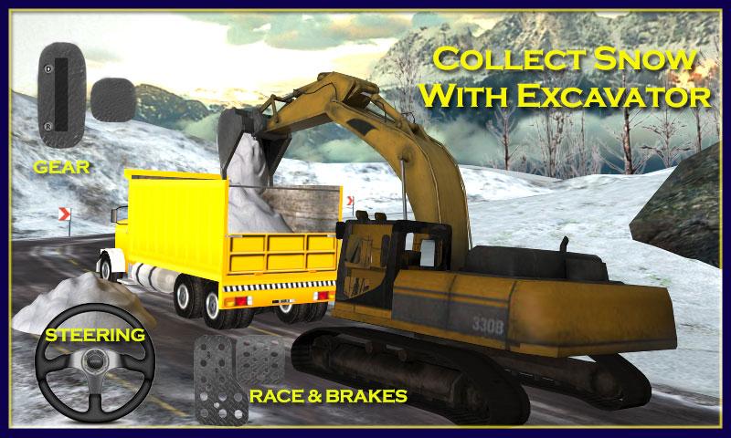 Snow Rescue op : Excavator 3D (Unlocked)