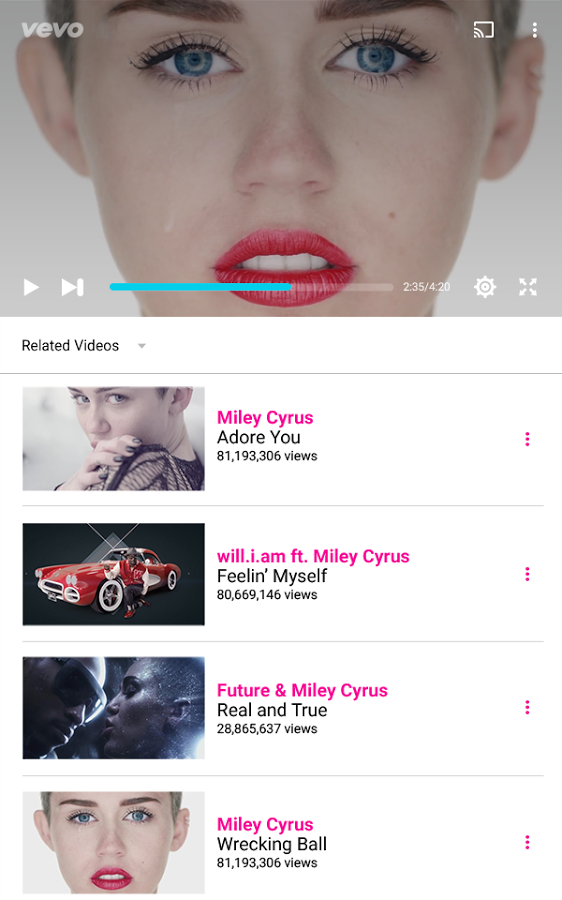 Vevo - Watch HD Music Videos