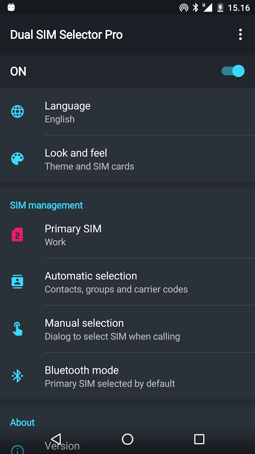 Dual SIM Selector Pro