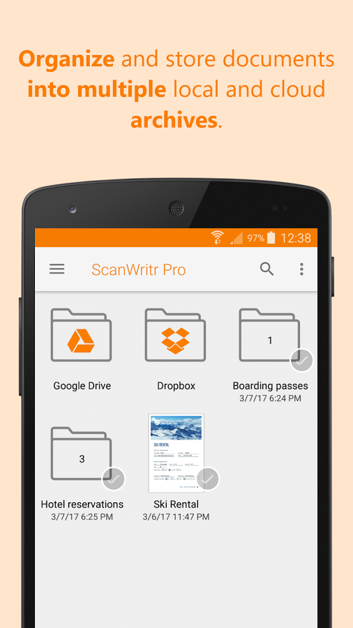 ScanWritr Pro: docs, scan, fax