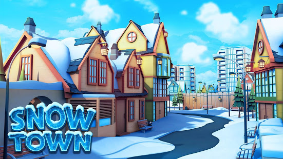 Snow Town - Ice Village World: Winter City (Mod Money)