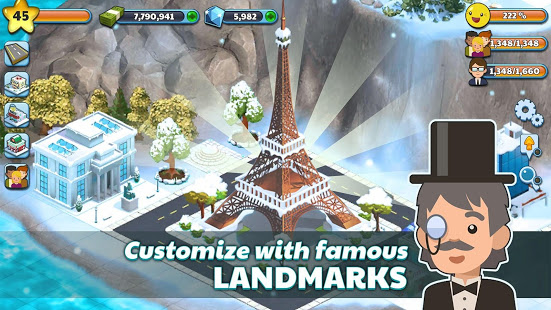 Snow Town - Ice Village World: Winter City (Mod Money)