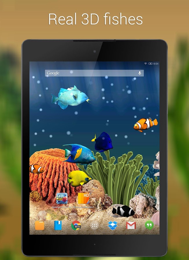 Aquarium 3D Live Wallpaper Pro