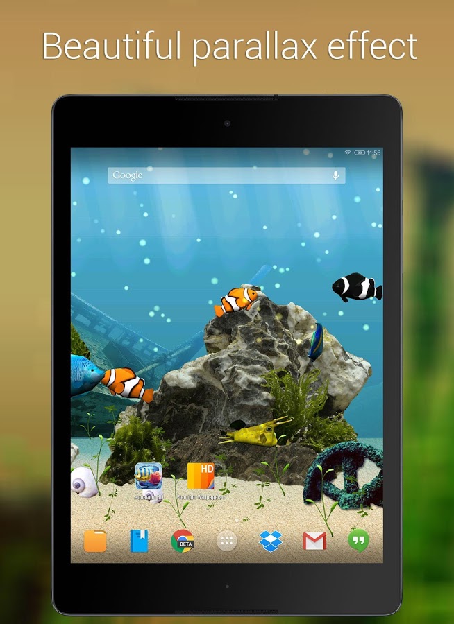 Aquarium 3D Live Wallpaper Pro