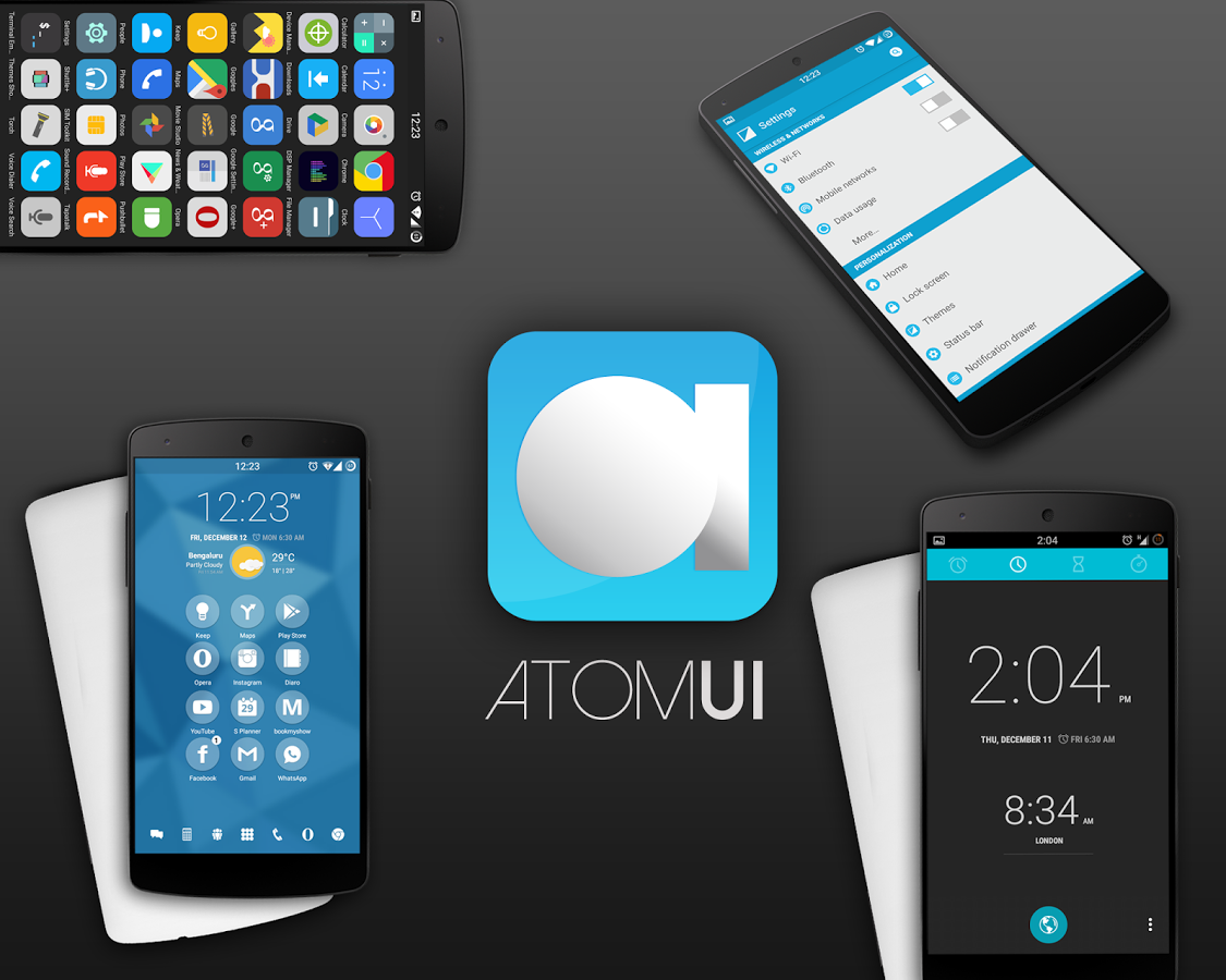 AtomUI - CM 11/PA Theme