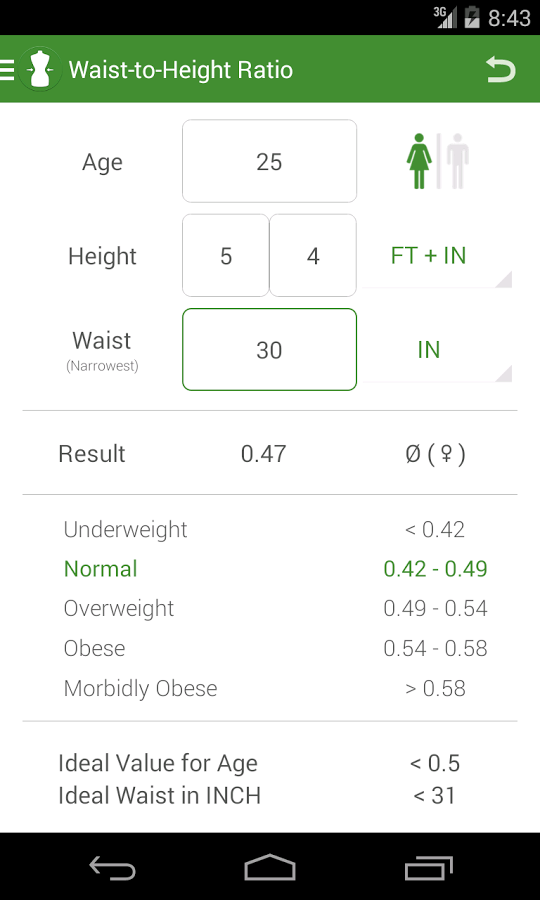 BMI Calculator - Weight Loss