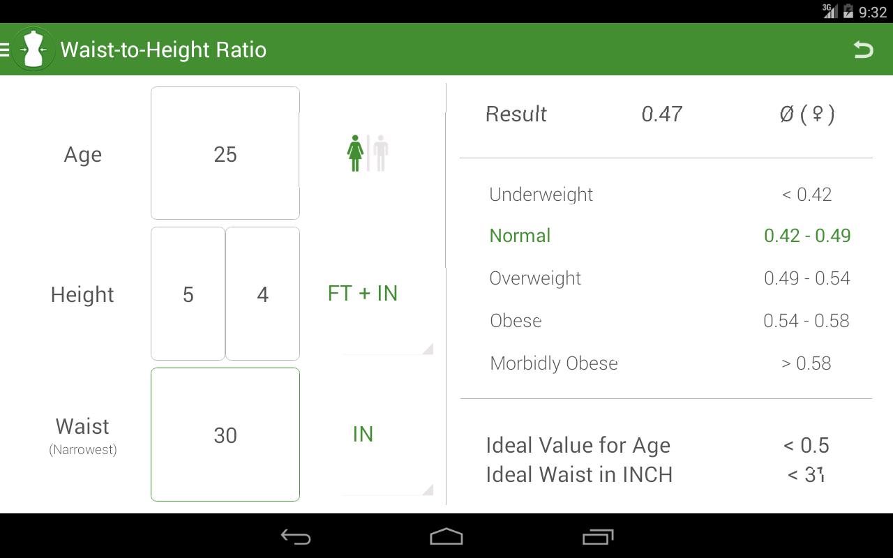 BMI Calculator - Weight Loss