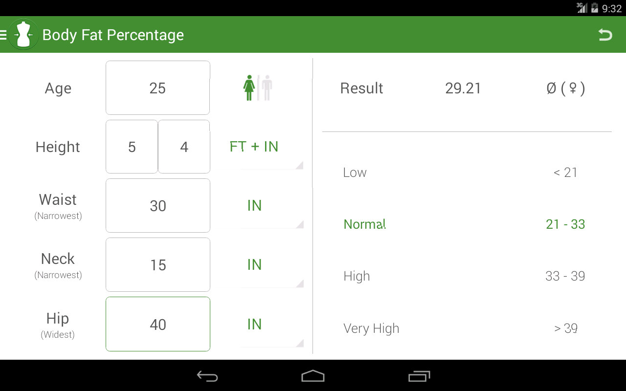 BMI Calculator - Weight Loss