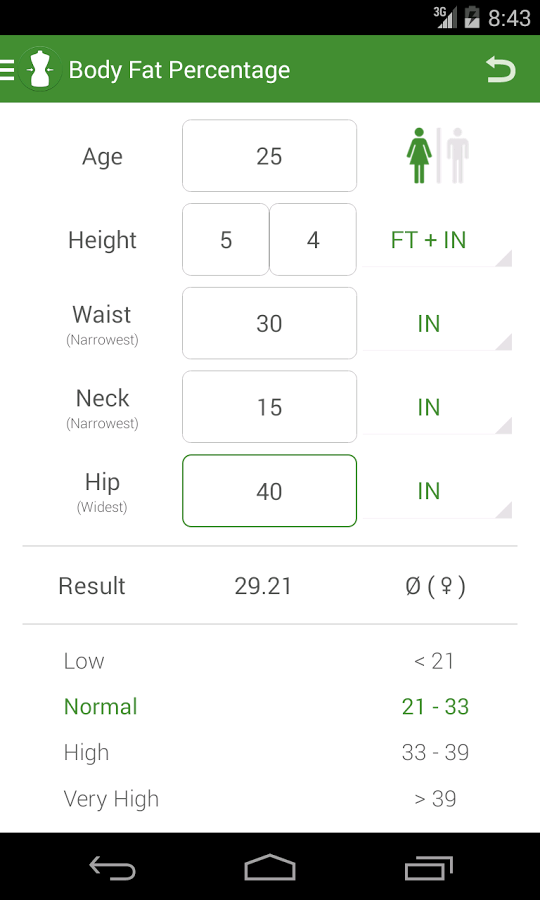 BMI Calculator - Weight Loss