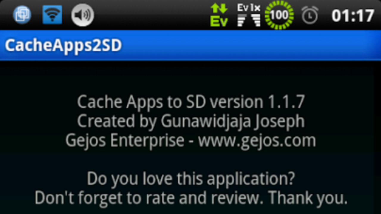 Cache Apps to SD (root)