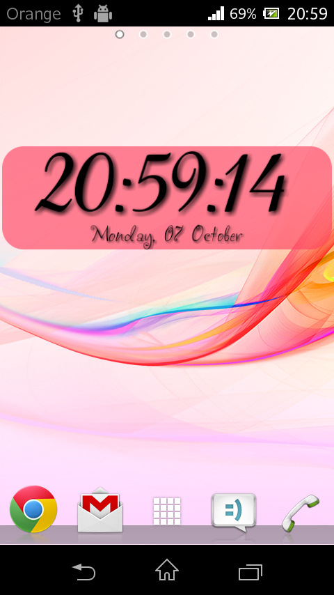 DIGI Clock Widget Plus