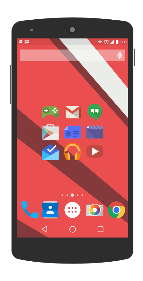 Lollipop - Icon Pack (Planus)