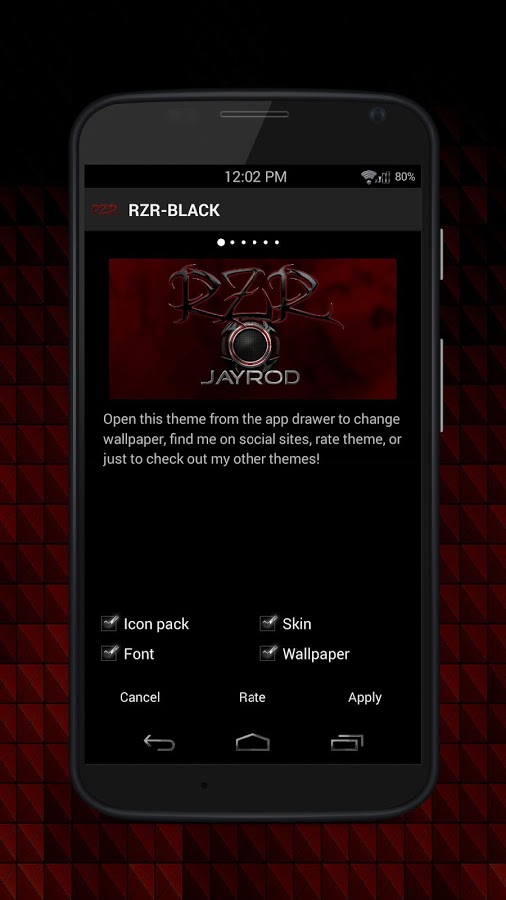 RZR BLACK Icon Pack