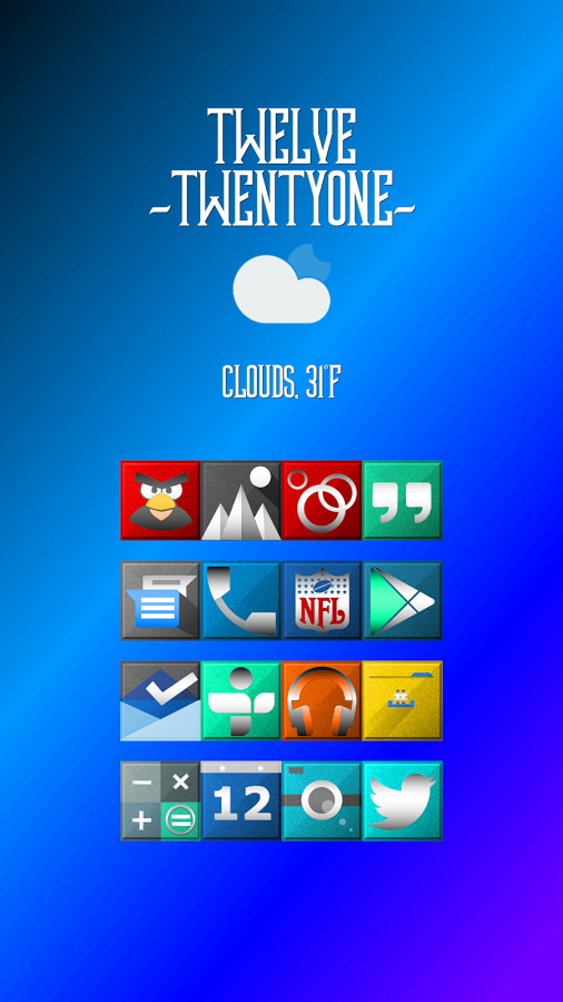 Teneris Icon Launcher Theme